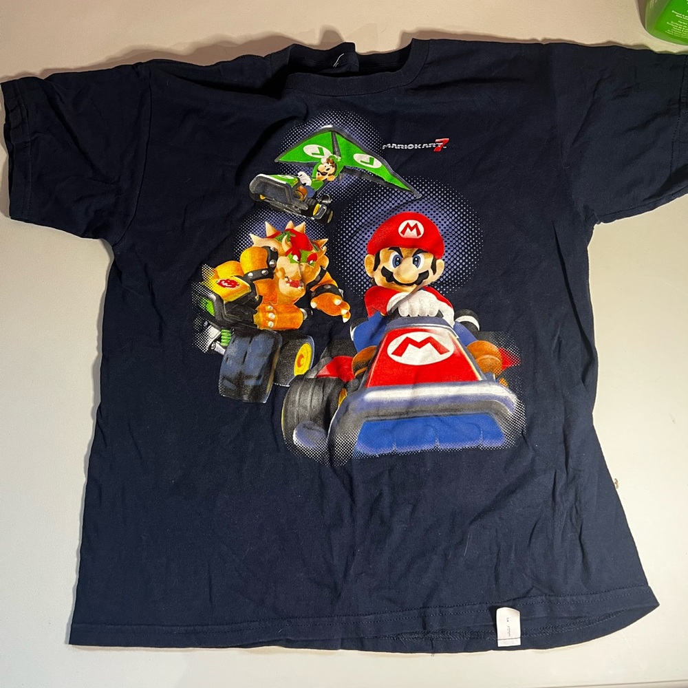 Boys 2012 Nintendo Mario kart 7 graphic tee